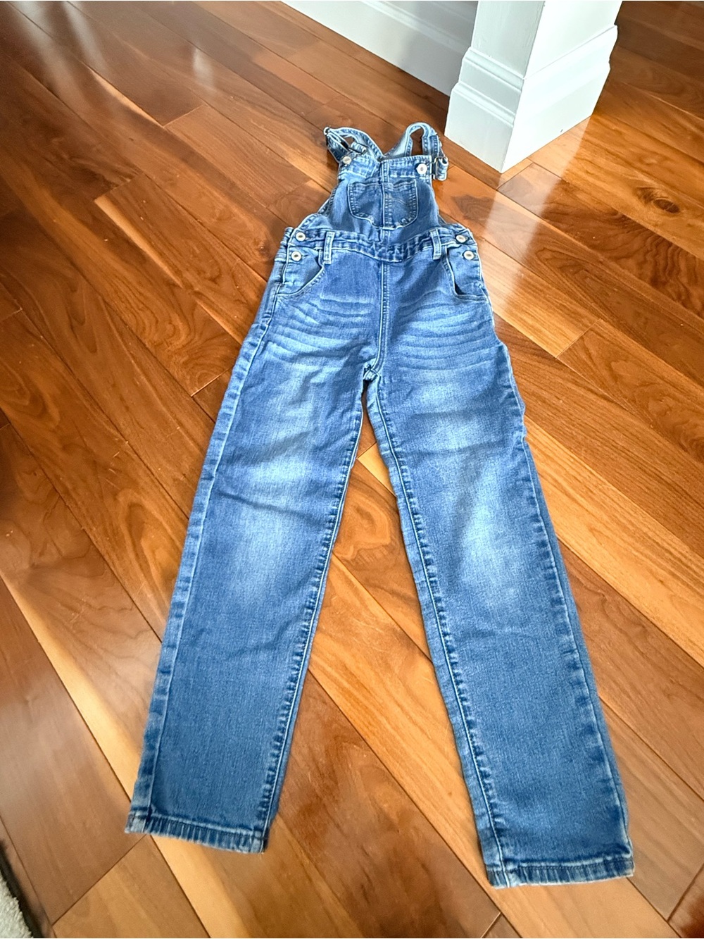 Classic Blue Denim Overalls for girls 10-12